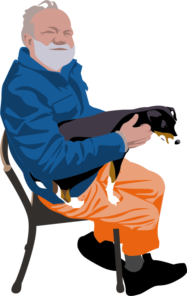 Illustratie dierenmiddeling Straatverplegers (Copyright Herbert Celis)