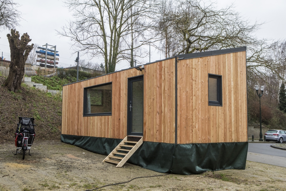 Logement modulaire - sans-abrisme - Bruxelles